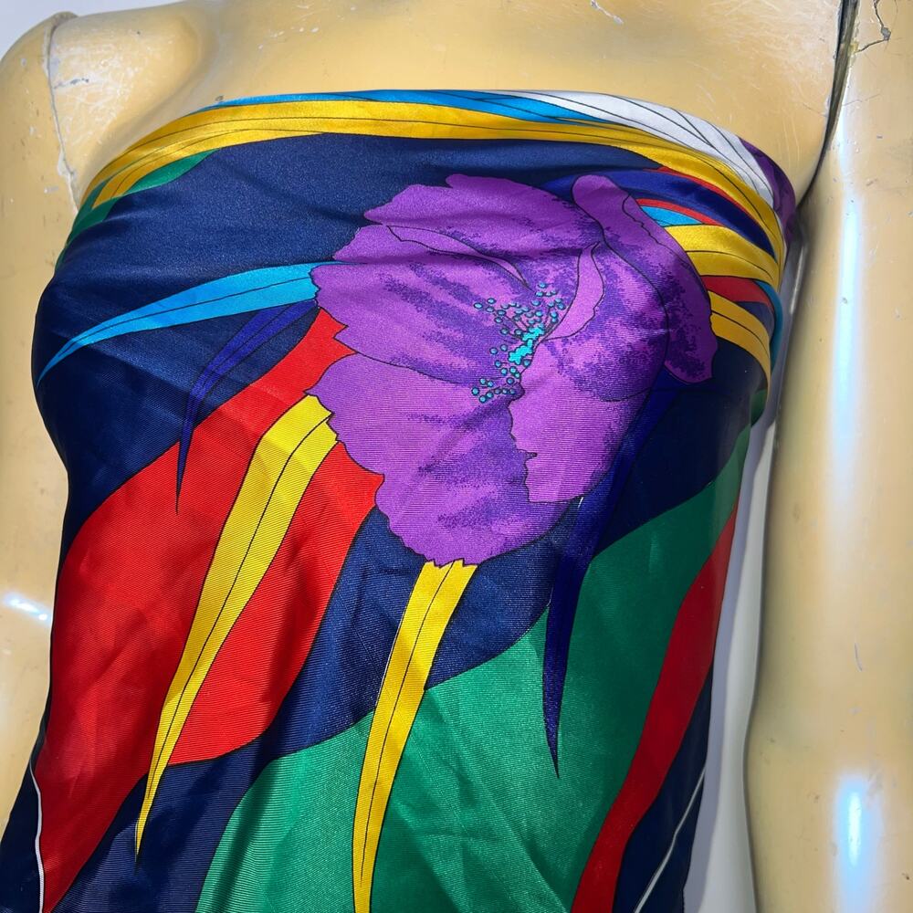 Vintage Abstract Scarf - Picture 5 of 11